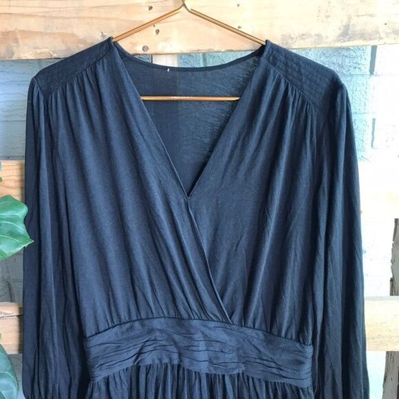 New Joie Corelle Black Long Sleeve Dress - Picture 4 of 9